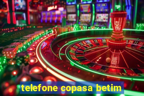 telefone copasa betim